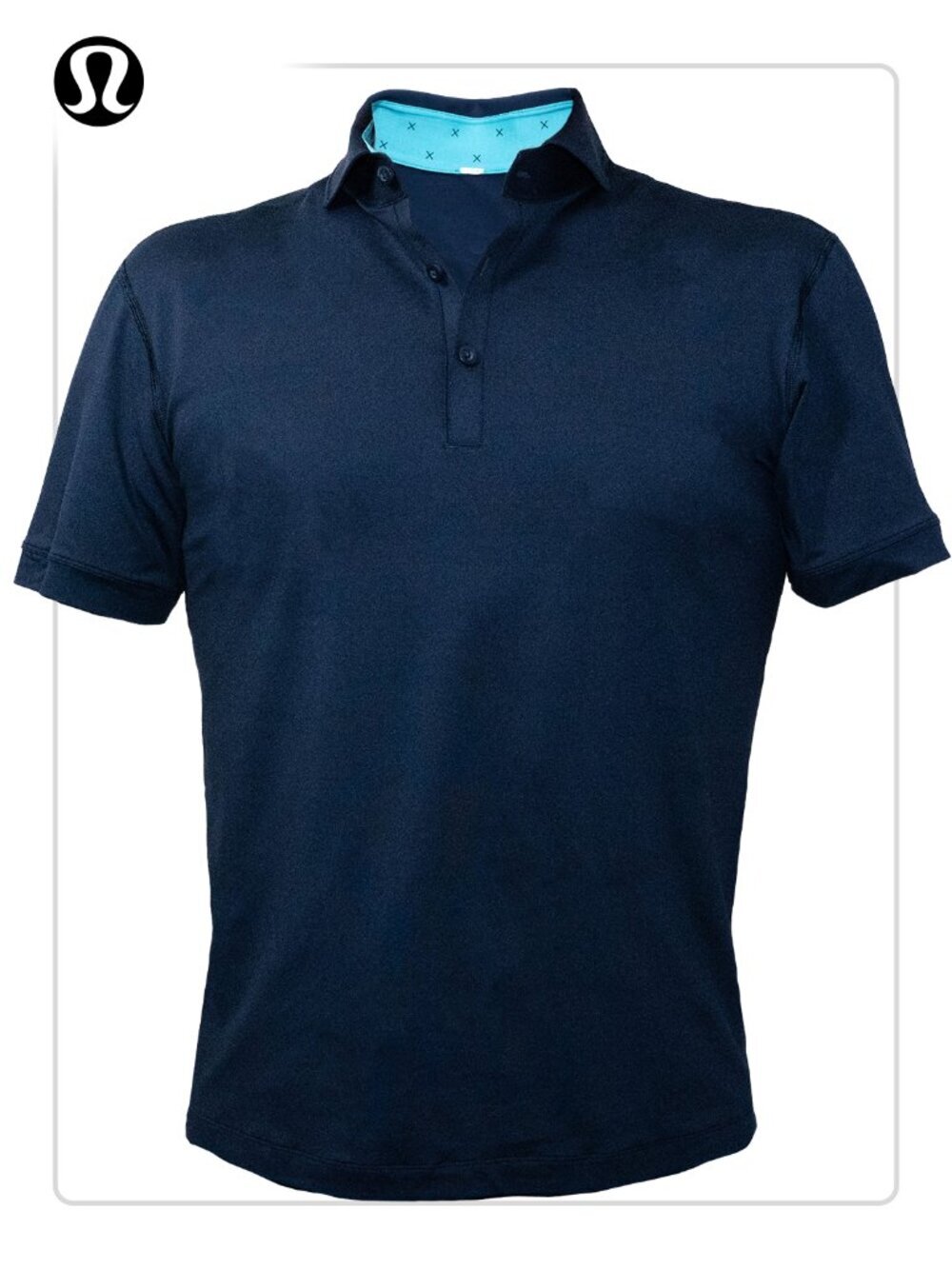 Lululemon Men's Propel Polo Shirt Blue (size L)